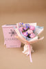 Bouquete de Peonias con delphinium