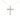 Cruz de Plata con Zirconia Blanca