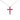 Cruz Oro Blanco 14K Baby Rubi