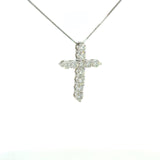 Cruz de Plata con Moissanita