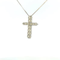 Cruz de Plata con Moissanita