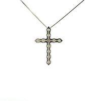 Cruz de Plata con Moissanita