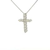 Cruz de Plata con Moissanita