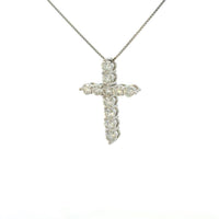 Cruz de Plata con Moissanita