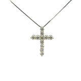 Cruz de Plata con Moissanita