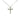 Cruz de Plata con Moissanita