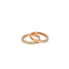 Churumbelas Oro Rosa de 14K con Diamantes Naturales