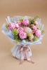Peonias con Protea king