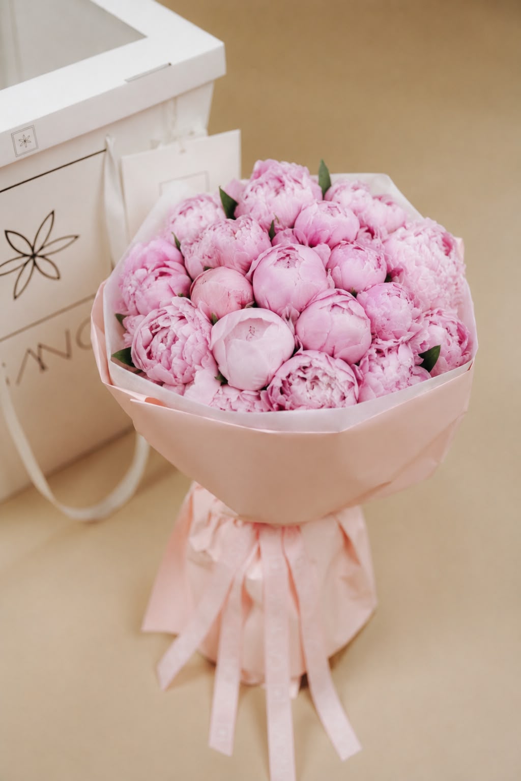 Ramo de Peonias rosas