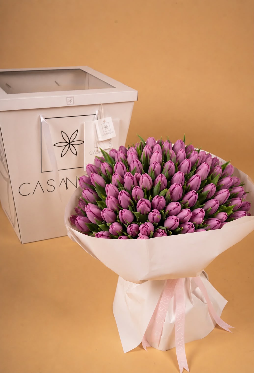 Ramo de Tulipanes lila