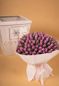 Ramo de Tulipanes lila