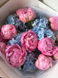 Ramo de Peonias con Hortensias