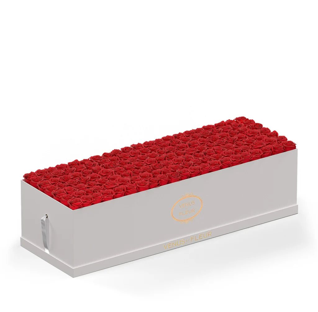 Arreglo Floral de Rosas en Caja Larga